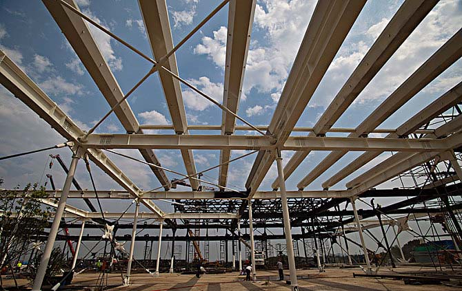 了解一下煙臺(tái)網(wǎng)架工程的設(shè)計(jì)要點(diǎn)